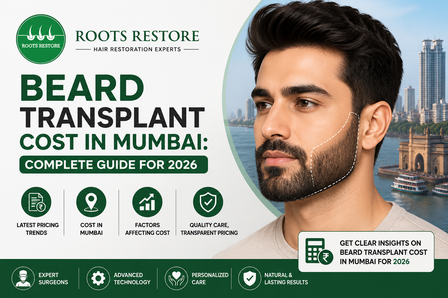Beard Transplant Cost in Mumbai: Complete Guide for 2026