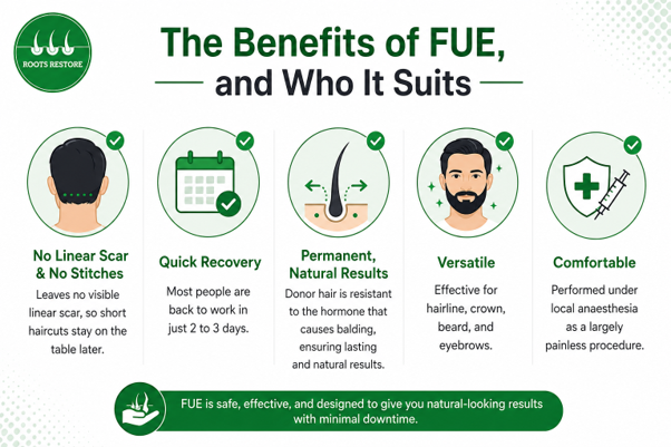 benefits of FUE